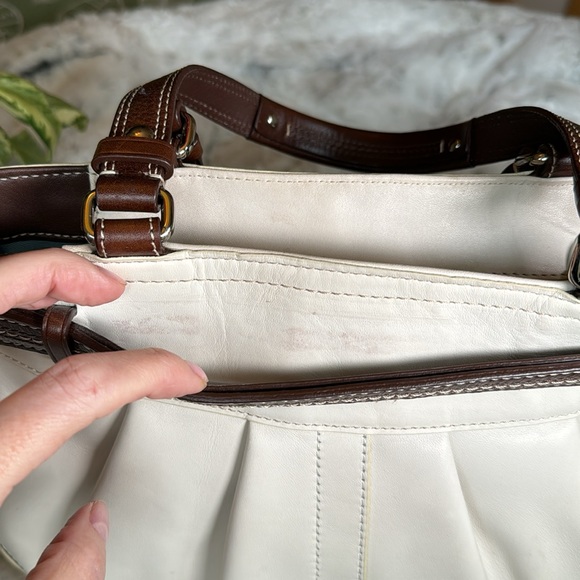 COACH Hampton Leather Satchel Soho Handbag Purse F12476 - Picture 13 of 15